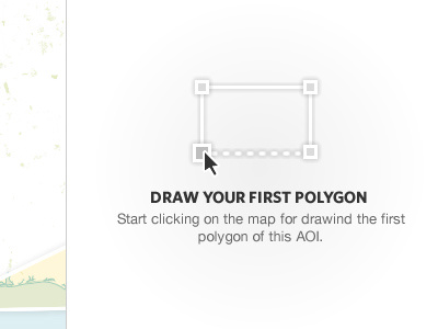 Get started... help icon intro map polygon ui