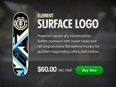 Element Skateboard Ecommerce button ecommerce shop skate typography