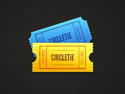 Tickets blue icon photoshop ticket tickets yellow