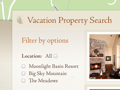 Search Function for a new site filter new project rustic ui web