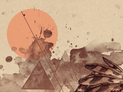 Fybe:one - Eyes Open by fybe geometric illustration one raised records wings