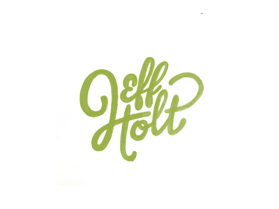 JH ligature lettering script