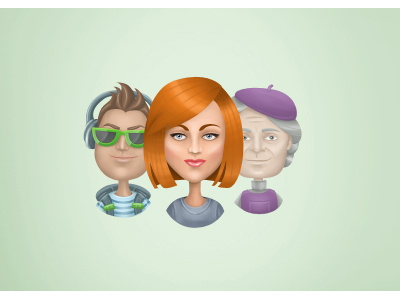 Just Ordinary People icon illustration