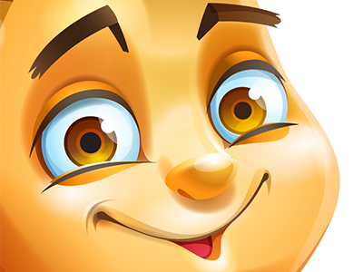 New character character face fun yellow