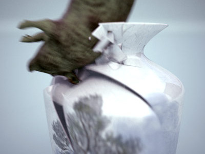 Pigvase Dribbble 3d cinema4d illustration maxwell pig vase