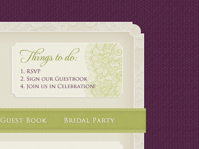 Paper, Lace and Things to do lace texture website wedding