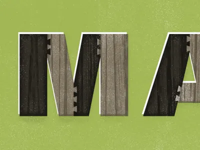 Master 2 carpenter say something typography wood