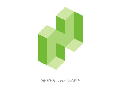 Never the same logo logotype