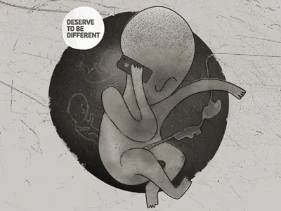 Deserve to be different illustration