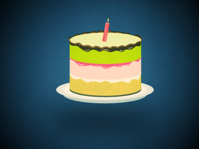 Birthday Cake birthday cake illustration photoshop