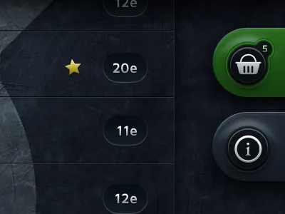 Kitchen info ipad list shop ui user interface