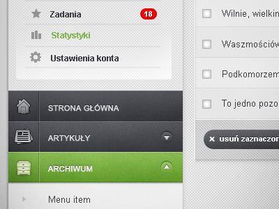 enter cms admin cms content enter krzysztof koziol manage panel system ui webdesign