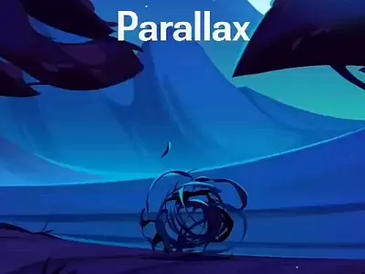 Parallax effect animation figma ui