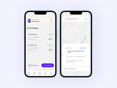 Link logistics app design branding design graphic design ui ux