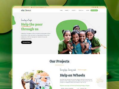 Website Design - Donation Organization bootstrap responsive ui design web design website