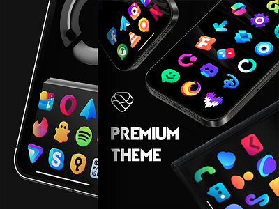 Premium Theme Launch android icons apple google graphic design icon pack icon theme icons ios icons theme ui ui icons ux ux icons vectors