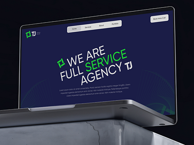 Website for 3d Modeling Agency branding logo ui ux webdesign website website design