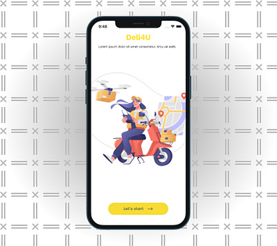 Delivery For You! delivery mobile design ui ux