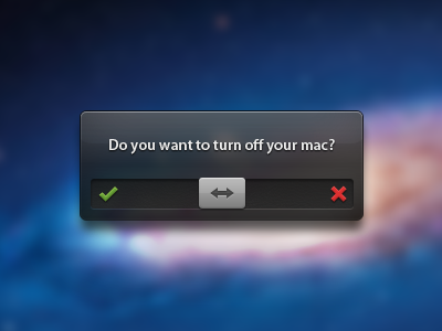 Popup interface ios mac notification os osx slide slider ui x