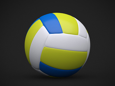 Volleyball ball 3d ball design icon sport sports volley volleyball