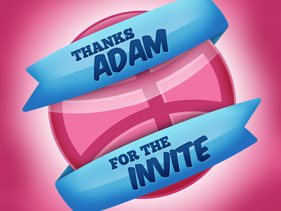 1st Shot dribbble invite thanks