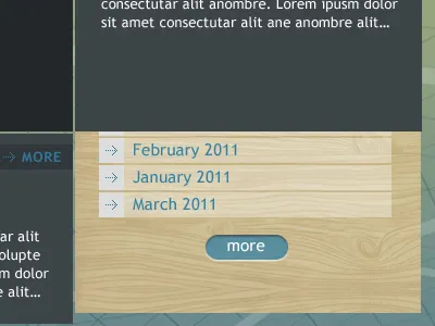 John Buck website UI architecture archive button navigation news ui web wood