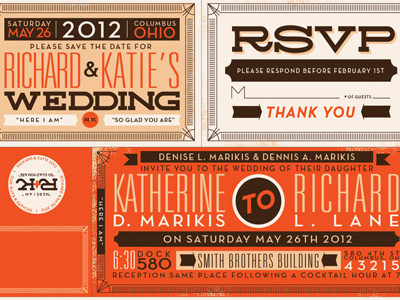 Wedding 2 design typography wedding