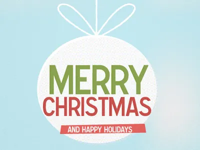 2011 Christmas Card Inside christmas holiday typography