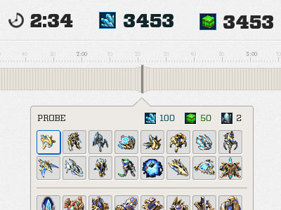 Starcraft II Timeline Build editor build editor starcraft timeline ui