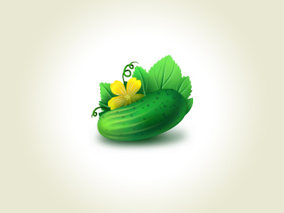 Cucumber cucumber flower fruit icon vegetable