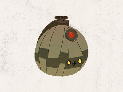 Epic Armory: Weapon 03 brown dude epicarmory illustration pattern retro star wars thermal detonator weapon