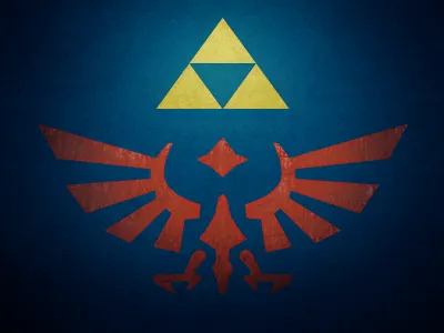 Triforce link the legend of zelda triforce
