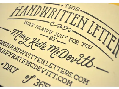 Handwritten Letter Stamp hand lettering stamp typography