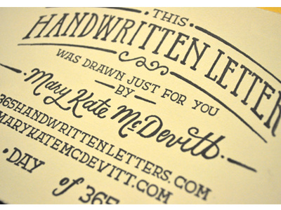 Handwritten Letter Stamp hand lettering stamp typography