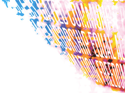 Netneu Poster 2 colorful distort overlay poster