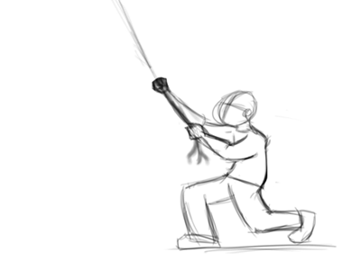 Struggle (gif) animation drawing