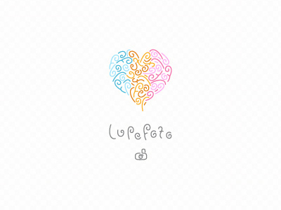 Lupefoto branding camera corporate identity design agency heart logo logo design love love heart matt vergotis photography verg verg advertising