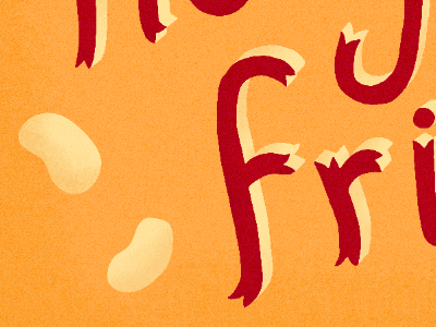 Holy Frijole drawn hand spanish texture type typography