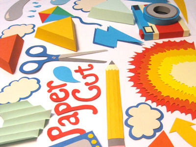 Paper Cut illustration paper craft