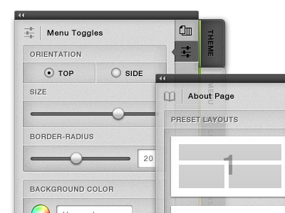 Toolbar toggles gui toggles toolbar