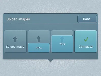 Image uploader pop-up image pop op ui uploader
