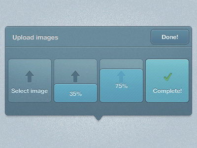 Image uploader pop-up image pop op ui uploader