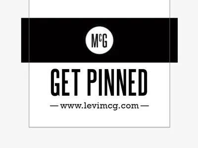 Pinned packaging typography