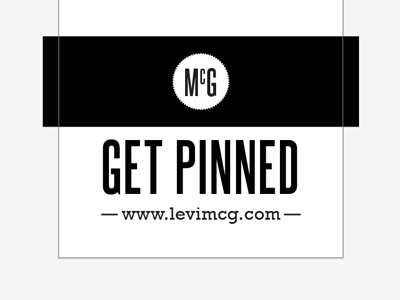 Pinned packaging typography