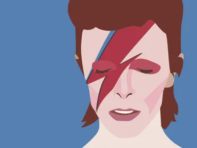 Ziggy Stardust Poster bowie david illustration poster stardust ziggy