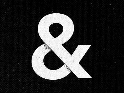 Ampersand ampersand avenir type