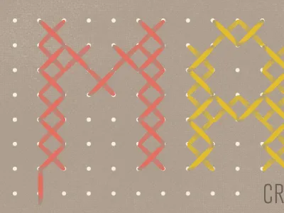 Mason diy grey pink texture typography yellow