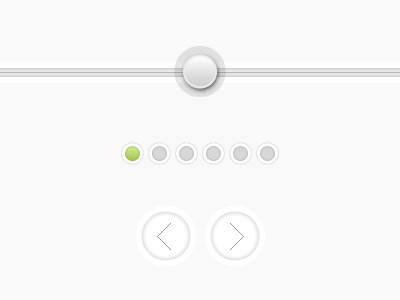 New Site UI for a Current Project arrows button buttons clean left light pagination right slide slider soft ui white