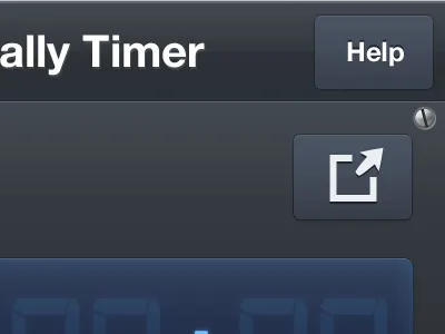 Tally Timer design ios iphone ui