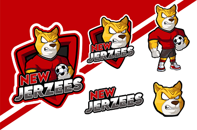 Mascot logo pack for a soccer team characterdesign illustration lcartoon logo logo cartoon mascot mascotlogo vector